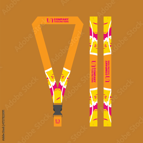Office and company ID card lanyards