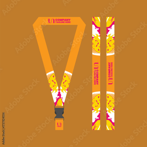 Office and company ID card lanyards