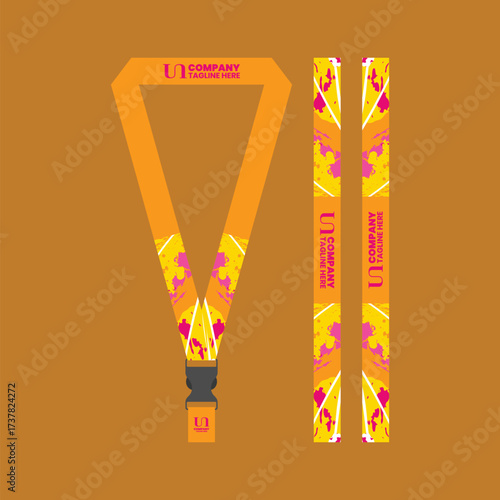 Office and company ID card lanyards