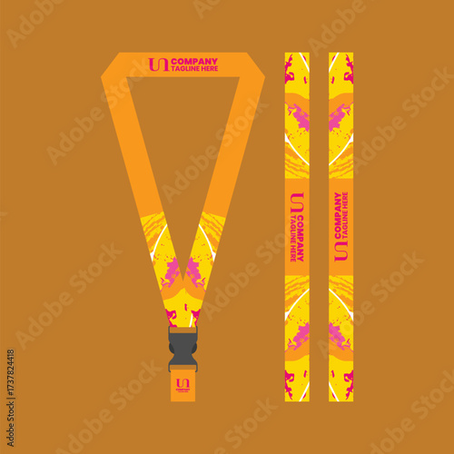 Office and company ID card lanyards