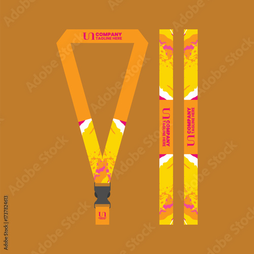 Office and company ID card lanyards