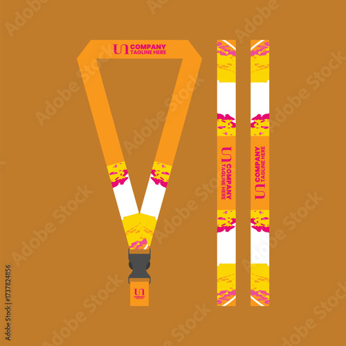 Office and company ID card lanyards
