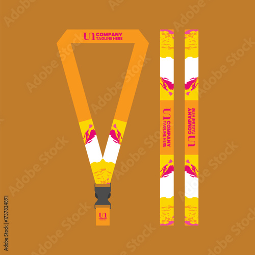 Office and company ID card lanyards