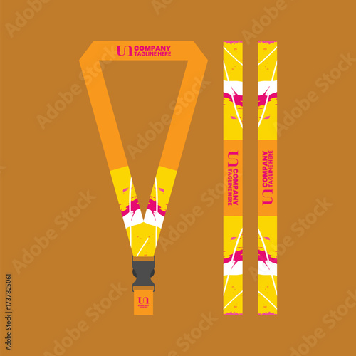 Office and company ID card lanyards