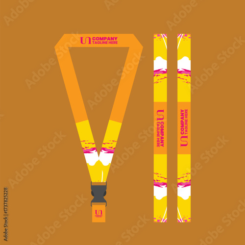 Office and company ID card lanyards