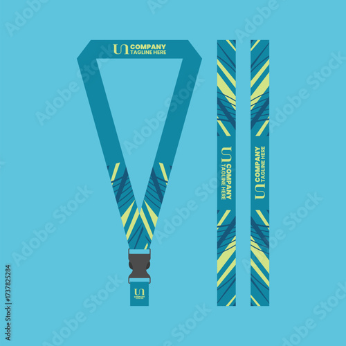 Office and company ID card lanyards
