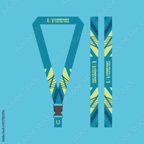 Office and company ID card lanyards