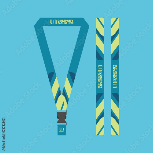 Office and company ID card lanyards