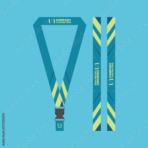 Office and company ID card lanyards