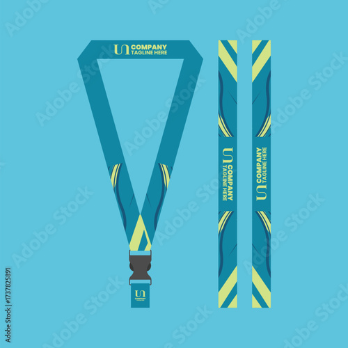Office and company ID card lanyards