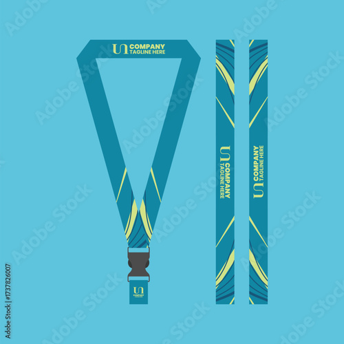 Office and company ID card lanyards