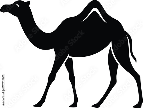  camel silhouette walking animal