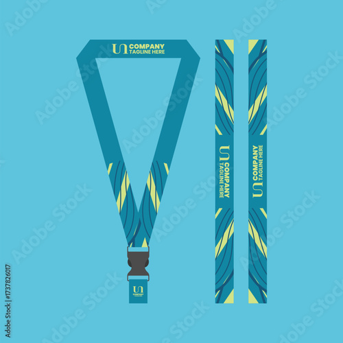 Office and company ID card lanyards