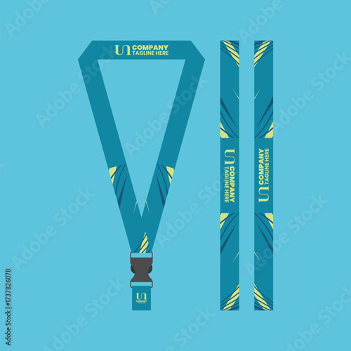 Office and company ID card lanyards