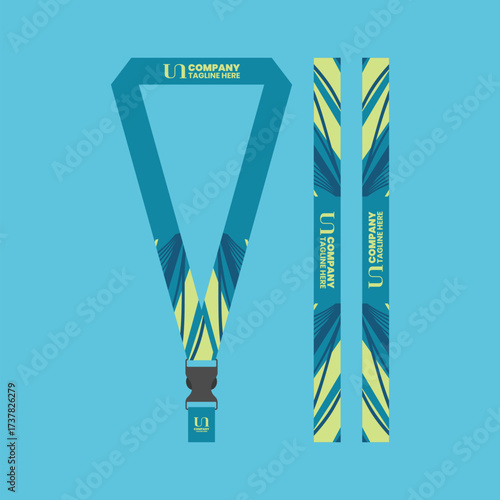 Office and company ID card lanyards