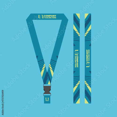 Office and company ID card lanyards