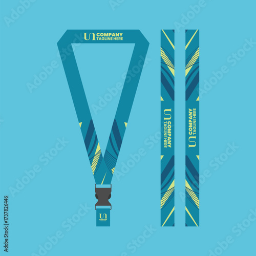 Office and company ID card lanyards