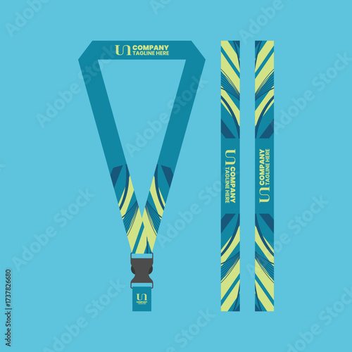 Office and company ID card lanyards