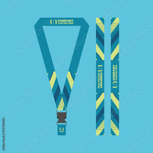 Office and company ID card lanyards