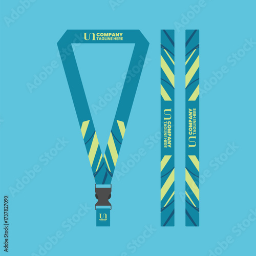 Office and company ID card lanyards