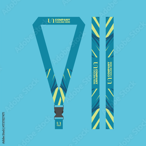 Office and company ID card lanyards