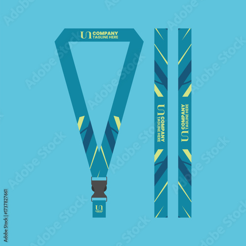 Office and company ID card lanyards
