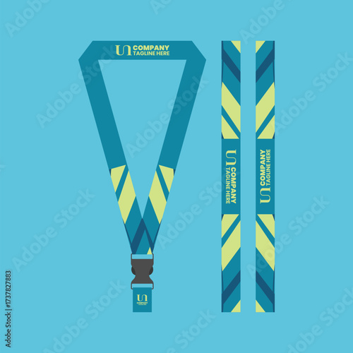 Office and company ID card lanyards
