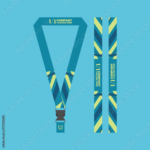 Office and company ID card lanyards