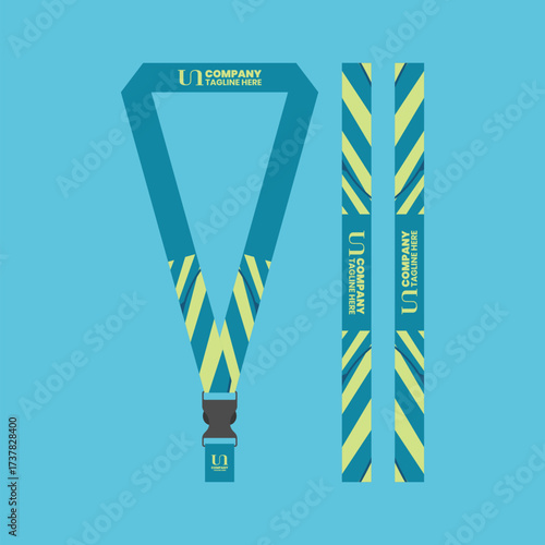 Office and company ID card lanyards