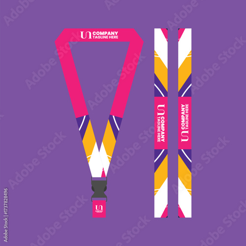 Office and company ID card lanyards
