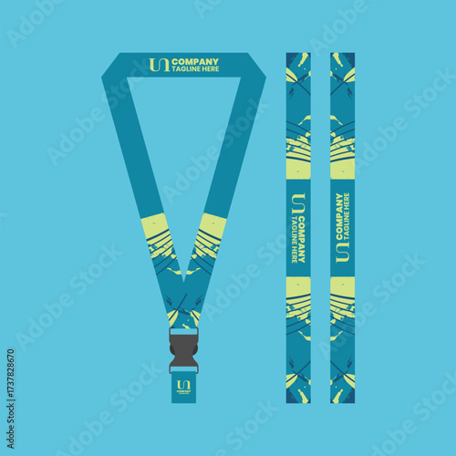 Office and company ID card lanyards