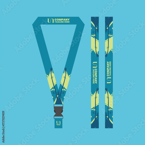 Office and company ID card lanyards