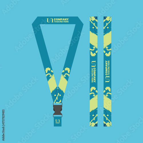 Office and company ID card lanyards
