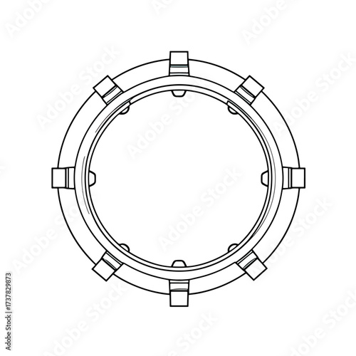 Clear dandelion drawing, fluffy seed head, slender stem, simple white background. Minimalist dandelion drawing shows natural beauty, delicate plant art.