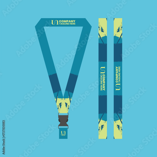 Office and company ID card lanyards
