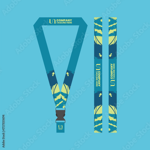 Office and company ID card lanyards