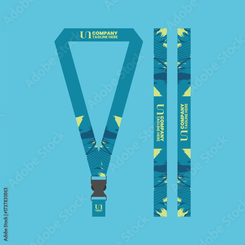 Office and company ID card lanyards