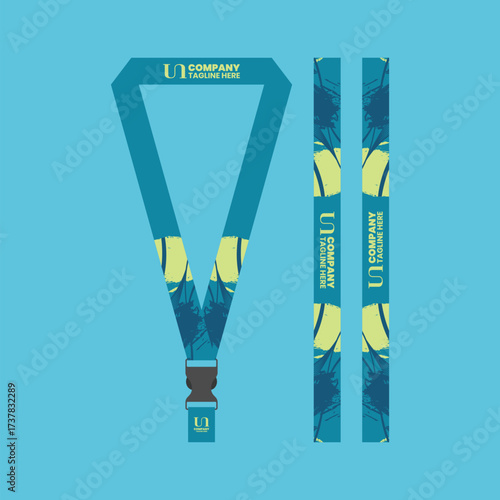 Office and company ID card lanyards
