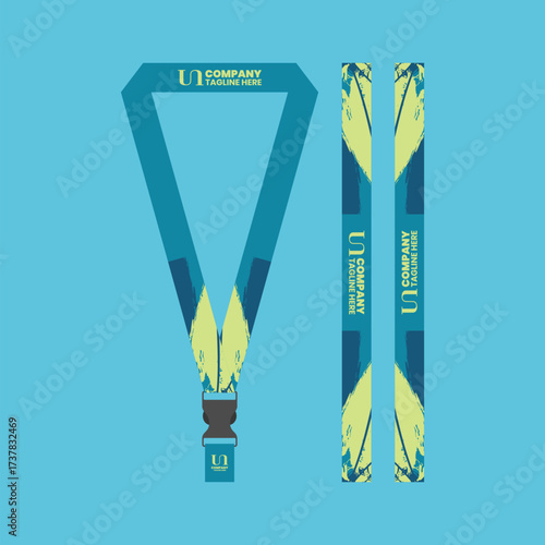 Office and company ID card lanyards