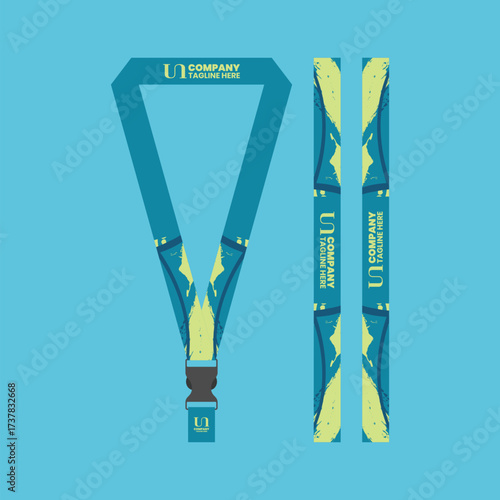 Office and company ID card lanyards