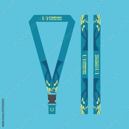 Office and company ID card lanyards