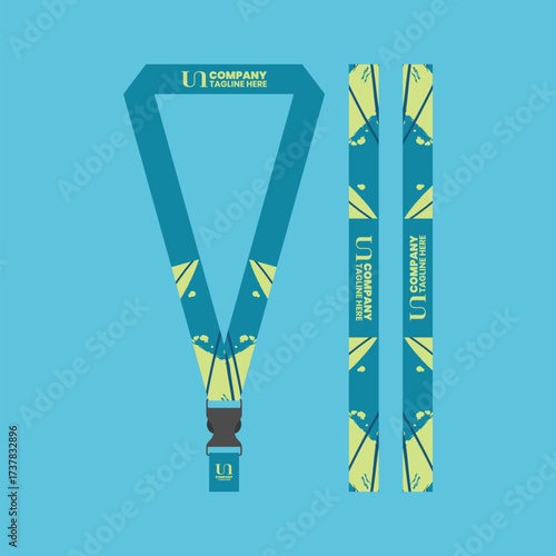 Office and company ID card lanyards