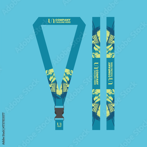Office and company ID card lanyards