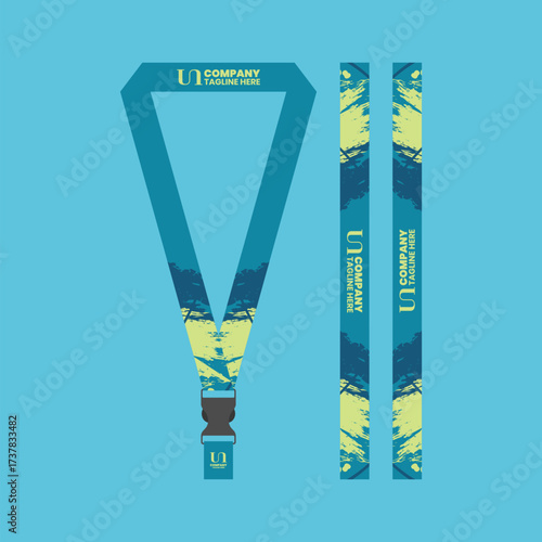 Office and company ID card lanyards