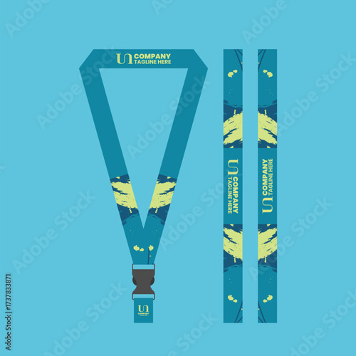 Office and company ID card lanyards