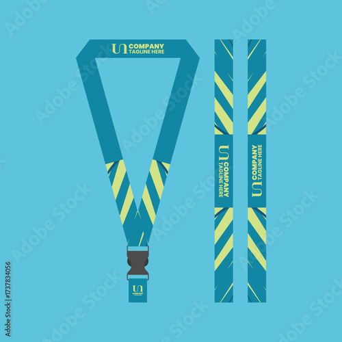 Office and company ID card lanyards
