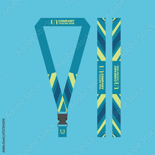 Office and company ID card lanyards
