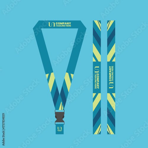 Office and company ID card lanyards