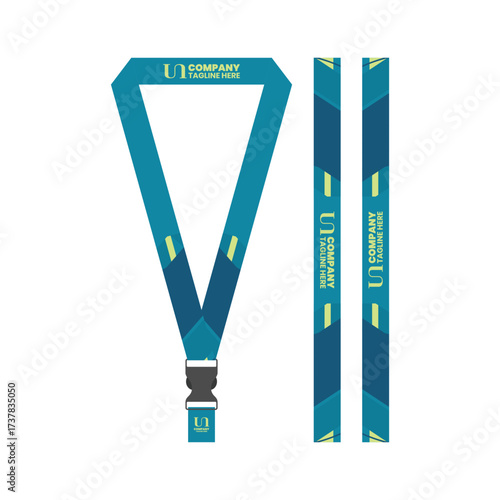 Office and company ID card lanyards