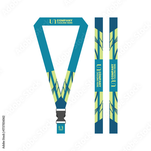 Office and company ID card lanyards